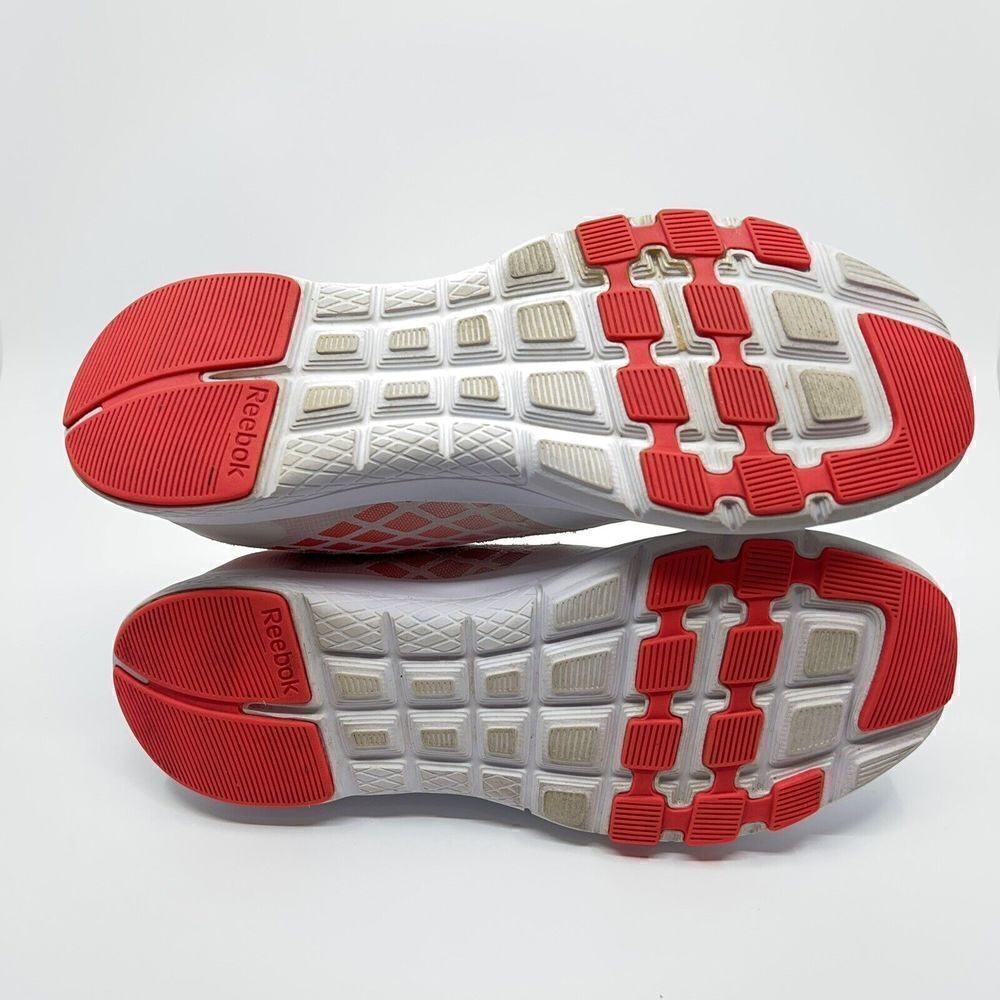 Reebok White and Orange Athletic Shoes - Picture 8 of 11